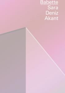 a pink cover with an abstract building of lighter pink and grey