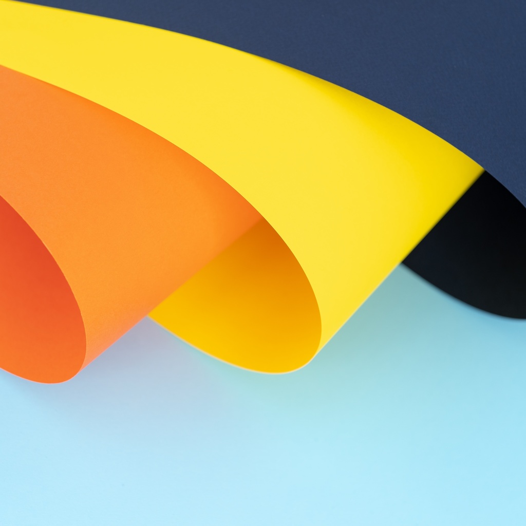 geometric background with blue yellow and orange